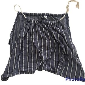 blue & white striped // tank // adjustable tie straps // #urbanoutfitters